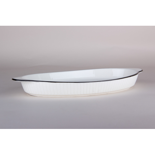 Блюдо овальное 35.5см/700мл с ручками YJQSW10