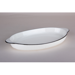 КОРАЛЛ Блюдо овальное 35.5см/700мл с ручками YJQSW10