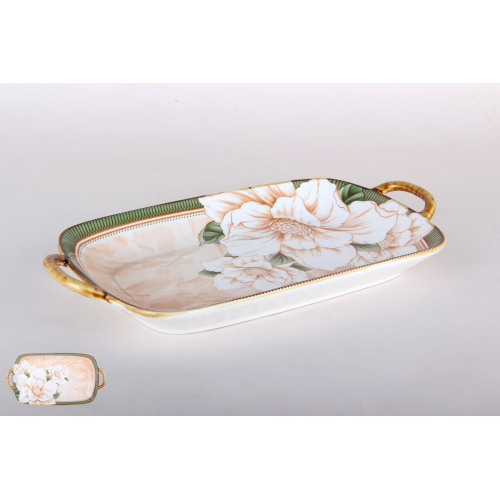 Блюдо сервировочное 30х16х4см Soft peony 8548