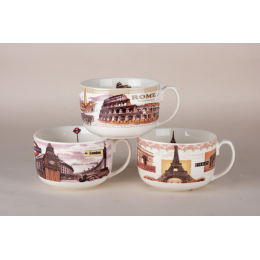 КОРАЛЛ Кружка - бульонница 700 мл. 8902 микс