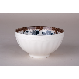 КОРАЛЛ Набор подарочный (тарелка 20.5см 1шт/пиала 330мл 4 шт) 8989