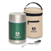Термос "Арктика" 306-800А-GN 800мл. зеленый с широким горлом в чехле