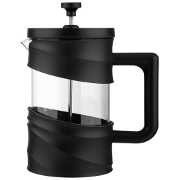 MALLONY Френч-пресс La Caffetteria, объём: 800 мл, в пластиковом корпусе, цвет: чёрный 108409-SK