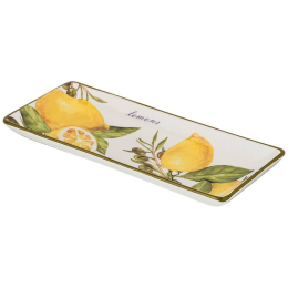 Lefard Блюдо Agness ЛЕМОН ТРИ 28*12*3 см 358-1539