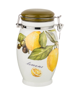 Lefard Банка Agness ЛЕМОН ТРИ 11,5*20 см 1100 мл 358-1584 Lefard Банка Agness ЛЕМОН ТРИ 11,5*20 см 1100 мл 358-1584