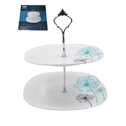 Lavenir Ваза для фруктов 2-х ярусная Одуванчики LFP2AT 7007