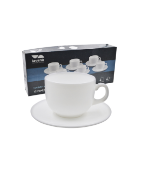 Lavenir Набор чайный (12пр.) 210 мл CB210-12 WHITE