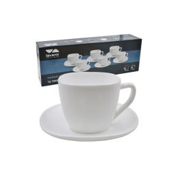 Lavenir Набор чайный (12пр.) 210 мл FXB210-12 WHITE 