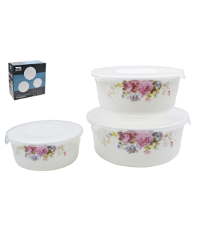 Lavenir Набор салатников 3пр «Анабель» XMW-3T A9-19010-1