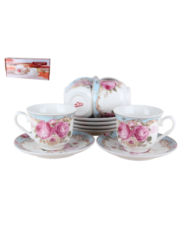 КОРАЛЛ Набор чайный 12 пр. Бель флер NKY12-L-F02