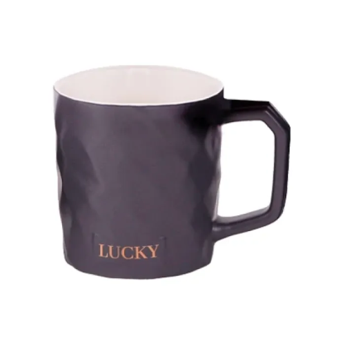 Кружка фарфоровая 370 мл цилиндр Урбан 1 ТМ Appetite WWURB-1