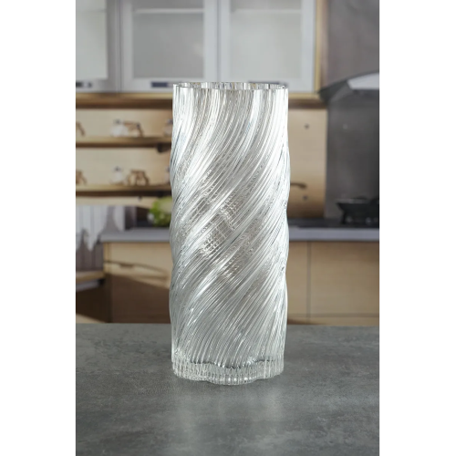 Ваза стеклянная Royal Classics,12*30 см, цвет прозрачный 68983