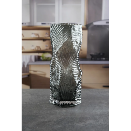 Royal Classics Ваза стеклянная 12*30 см, цвет серый 68988