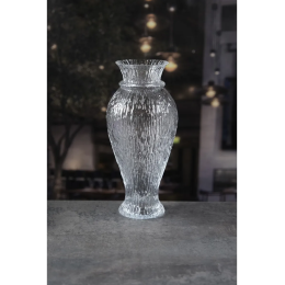 Royal Classics Ваза стеклянная 13*29 см, цвет прозрачный 69011