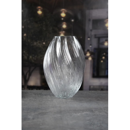 Ваза стеклянная Royal Classics,19*27 см, цвет прозрачный 69006