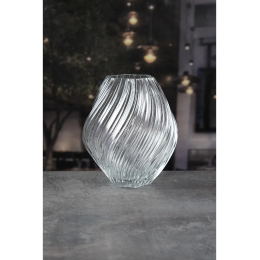 Royal Classics Ваза стеклянная 20*23 см, цвет прозрачный 69005