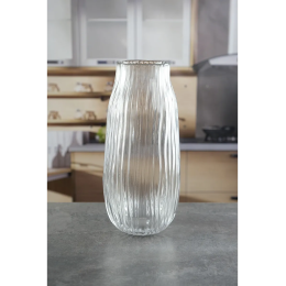 Royal Classics Ваза стеклянная 9*30 см, цвет прозрачный 68959