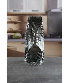 Royal Classics Ваза стеклянная 10*25 см, цвет серый 68987
