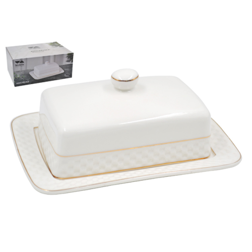Масленка Lavenir "Престиж" 17*12,5 см, TC69M-GL BD фарфор