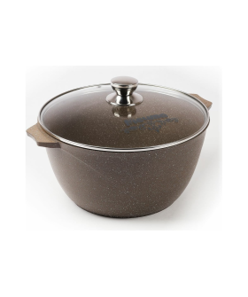 МЕЧТА Кастрюля 6 л АП Гранит brown 46806
