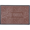 Коврик влаговпитывающий Kovroff 40*60 см.  ДОБРО ПОЖАЛОВАТЬ коричневый П/01/01/03