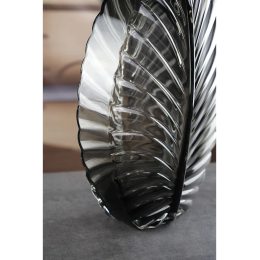 Royal Classics Ваза стеклянная 20*32 см, цвет серый 68971