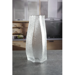 Royal Classics Ваза стеклянная 17*30 см, цвет прозрачный 68974