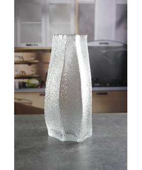 Royal Classics Ваза стеклянная 17*30 см, цвет прозрачный 68974