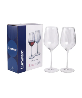 LUMINARC Набор бокалов для вина SERENA LINE 2шт 550мл X2229 LUMINARC Набор бокалов для вина SERENA LINE 2шт 550мл X2229