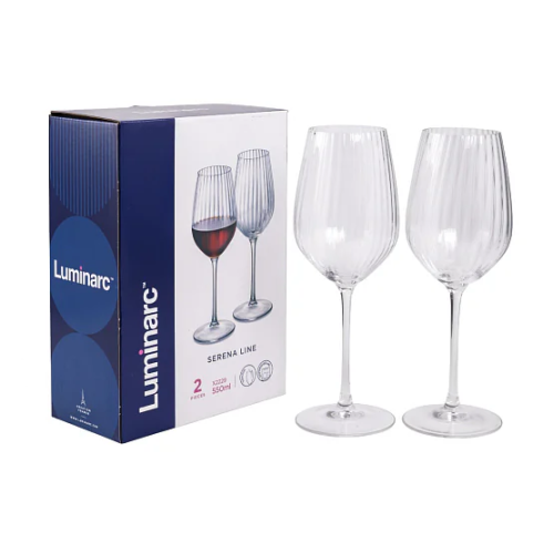 Набор бокалов для вина Luminarc SERENA LINE 2шт 550мл X2229