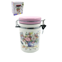 Lavenir Банка с зажимом Beautiful garden 650 мл, HC800-K48