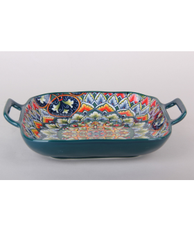 КОРАЛЛ Блюдо сервировочное 18.5х22.5см Азулежу 9052