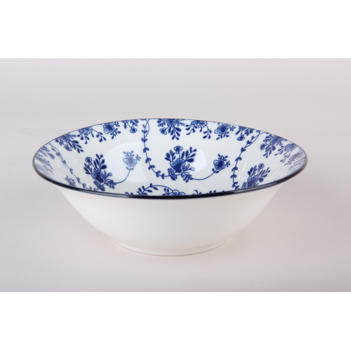 Салатник 350мл/15см Голубой ситец ZX2403-6B