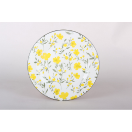 КОРАЛЛ Тарелка десертная 20см Лютики ZX2501-8FP