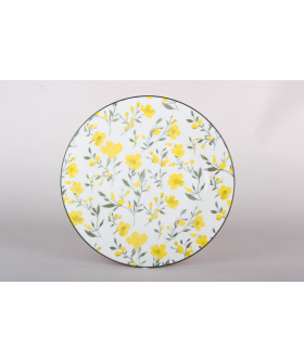 КОРАЛЛ Тарелка обеденная 23см. Лютики ZX2501-9FP