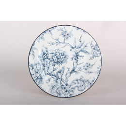 КОРАЛЛ Тарелка обеденная 23см. Blue garden ZX2561-90DP