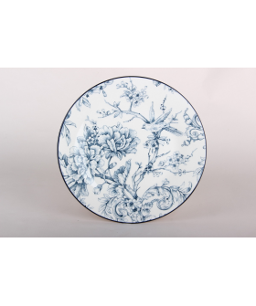 КОРАЛЛ Тарелка обеденная 23см. Blue garden ZX2561-90DP