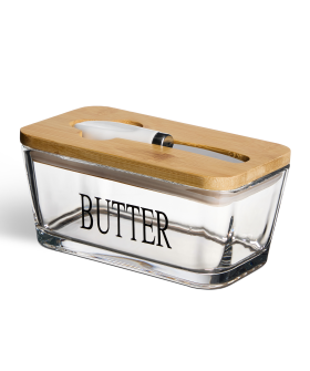 Lefard Масленка с деревянной крышкой и ножом для масла NATIVE 16*9*8,5 см 761-188 Lefard Масленка с деревянной крышкой и ножом для масла NATIVE 16*9*8,5 см 761-188