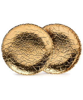 Lefard Набор тарелок закусочных CHARM 2 шт. 19*2,5 см (золото) 779-351