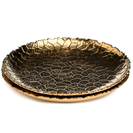 Lefard Набор тарелок обеденных CHARM 2 шт. 26*2,5 см (золото) 779-353