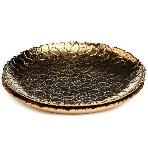 Набор тарелок обеденных Lefard CHARM 2 шт. 26*2,5 см (золото) 779-353