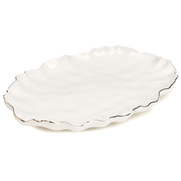 Lefard Блюдо овальное CHARM 30,5*21*3 см с золотой линией 779-364