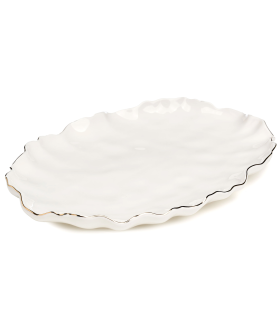 Lefard Блюдо овальное CHARM 30,5*21*3 см с золотой линией 779-364 Lefard Блюдо овальное CHARM 30,5*21*3 см с золотой линией 779-364