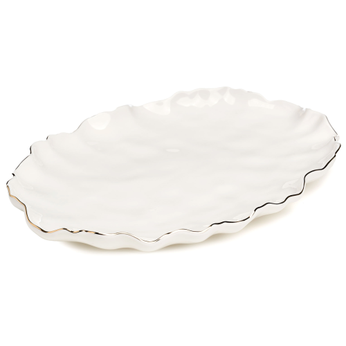 Блюдо Lefard овальное CHARM 30,5*21*3 см с золотой линией 779-364