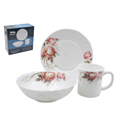 Lavenir Набор посуды д/завтрака 3 пр. Чайные розы 3PCB YF20032