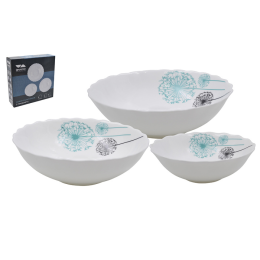 Lavenir Набор салатников Одуванчики 460/680/1000 мл, 3PCS HKW 7007