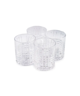 GLASSERIE Набор из 4-х крутящихся стеклянных стаканов для виски Spin N'SWIRL 285мл GL013