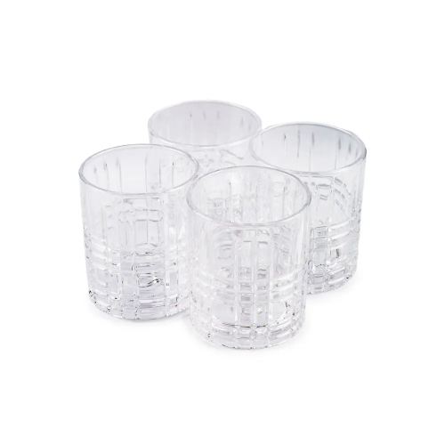 Набор из 4-х крутящихся стеклянных стаканов для виски Glasserie Spin N'SWIRL 285мл GL013