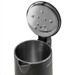 DELTA Чайник электрический 2000 Вт, 1,8 л LUX DE-1023, черный