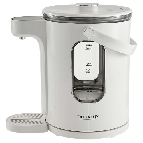 Чайник-термос электрический 1600 Вт, 3 л, 13 режимов DELTA LUX DE-1701 белый